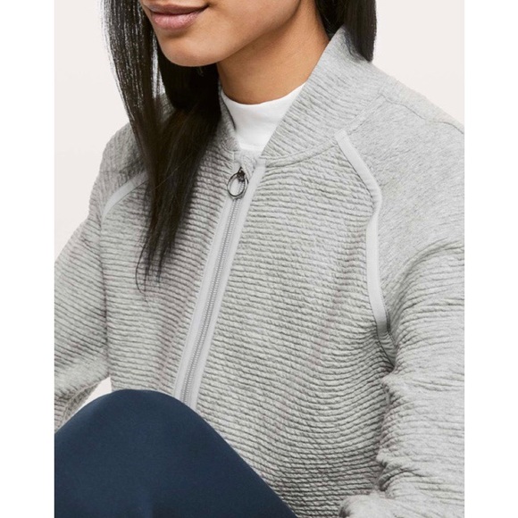 Lululemon On Repeat Ribbed Bomber Jacket New